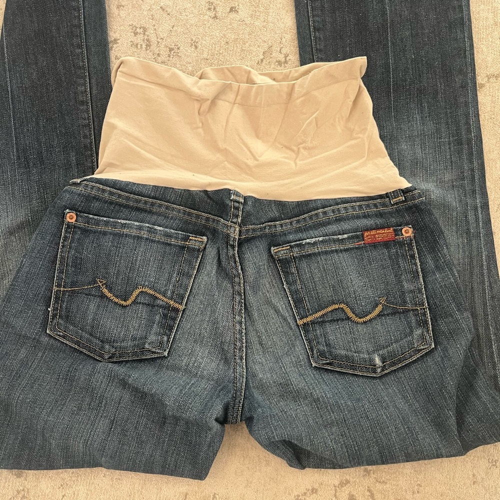 7 For All Mankind, maternity jeans, size 26